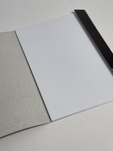 Бумага для черчения А4, 20 листов, 160г/м2, "Шаттл", без рамки, в папке