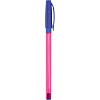 Ручка шариковая 0,7 мм "deVENTE.Triolino Neon" маслян.чернила, игол.пиш.узел, синяя