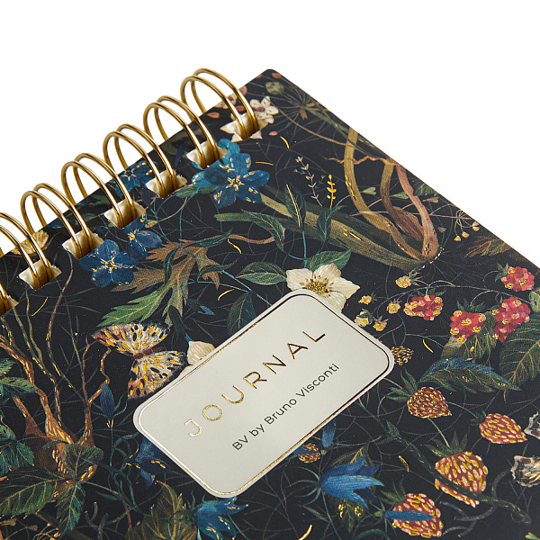 Блокнот 90*90 60 л. на гребне "POCKET JOURNAL" "ЛЕСНЫЕ ЯГОДЫ" тв.переплет