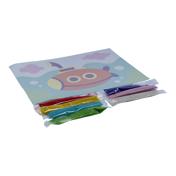 Фреска. Картина из песка "Подводная лодка"