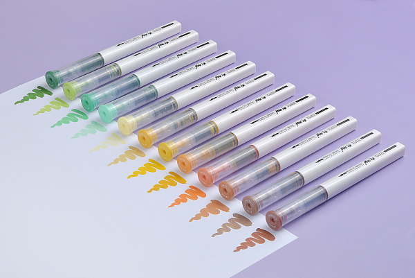 Набор маркеров-кистей акриловых "SKETCH&ART" 24 ЦВ., УВЕЛИЧЕННЫЙ ОБЪЕМ