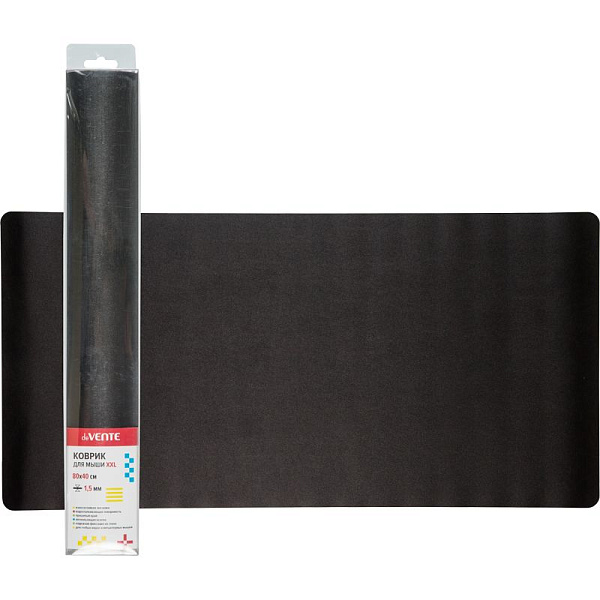 Коврик для мыши игровой deVENTE, XXL 800x400x1,5 мм эко кожа, прошитый край, нескользящая основа