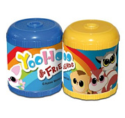 Точилка ACTION! YOOHOO пластиковая, с рисунком на корпусе,