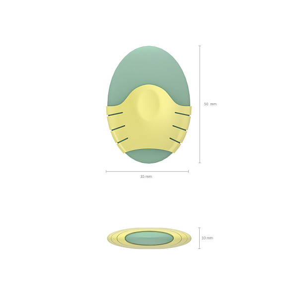 Ластик в пластиковом футляре ErichKrause Color Pod Floral Soul (в коробке по 24 шт.)