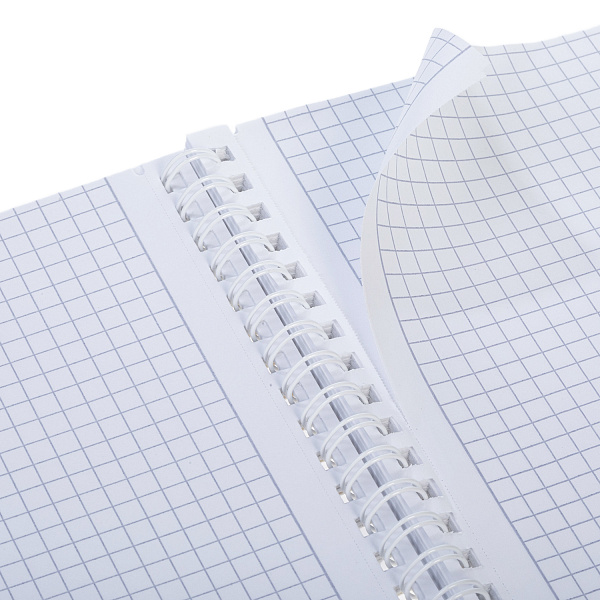 Тетрадь А4 96 л. кл. на гребне "Пределы нормы" перфорация на отрыв  60-65г/кв.м мат.ламин. 2 диз. в блоке 