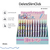 Ручка гелевая 0,5 мм стираемая "DeleteSlimClick.Classic. KAWAII ANIMALS СИНЯЯ 