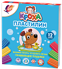 Пластилин плавающий Луч 12 цветов