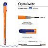 Ручка шариковая 0,38 мм "CrystalWrite.Summer" СИНЯЯ