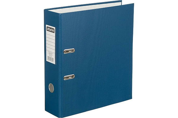 Папка-регистратор 90 мм с покрытием из ПВХ, синяя