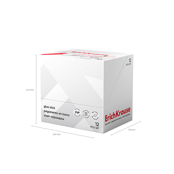 Клей-карандаш  30 г ErichKrause EasyStick, (в коробке-дисплее по 12 шт.)