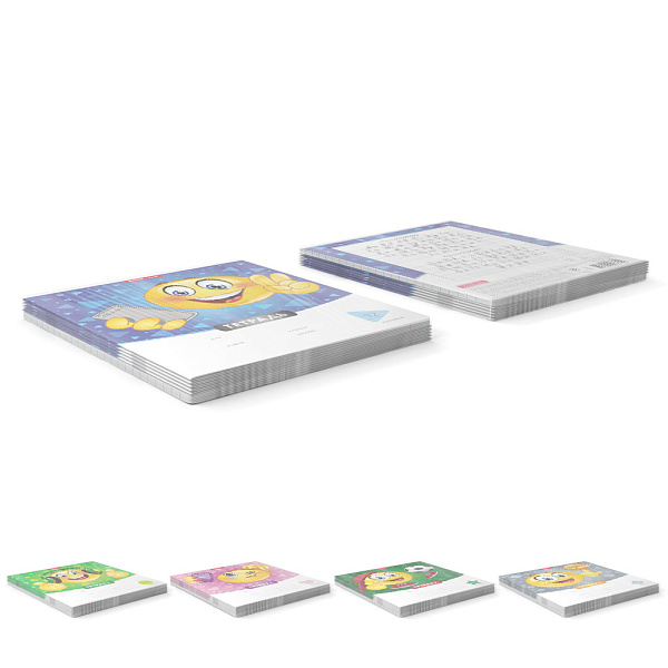 Тетрадь 12 л. лин. "Смайлики"  ErichKrause 