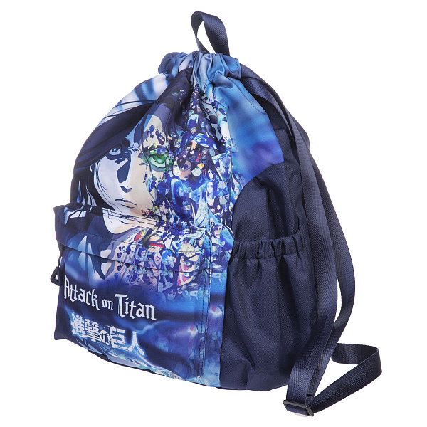 Рюкзак-мешок Hatber -Атака Титанов_Сезон 4- 44х33х14см полиэстер 1 отд. 3 кармана
