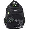 Рюкзак "deVENTE. Grade. T-Rex" школьный жесткий 37x28x16 см (16 л) вес 700 г, плотный износостойкий полиэстер с водоотталкивающей пропиткой, 2 просторных отделения на молнии (одно отделение с разделителями для учебников, другое отделение с органайзер