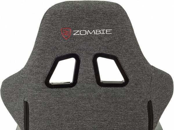 Кресло игровое Zombie Neo серый 3C1 с подголов. крестов. пластик ZOMBIE NEOGREY