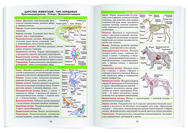 Справочник в таблицах. Биология. 7-11 класс