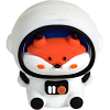 Точилка 1 отв. deVENTE. Space Team, пластиковая с покрытием Soft 
