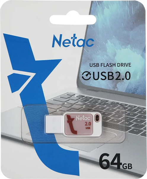 Флеш Диск Netac 64GB UA31  USB2.0 розовый