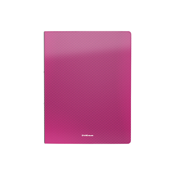 Папка файловая пластиковая ErichKrause® Diagonal Vivid, c 20 карманами, A4, ассорти (в пакете по 4 шт.)