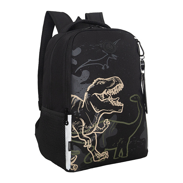 Рюкзак школьный с картхолдером на держателе (/1 черный)