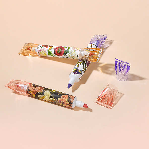 Маркер-текстовыделитель С ЗАПАХОМ "FLORA. ПИОНЫ", ПЕРСИКОВЫЙ