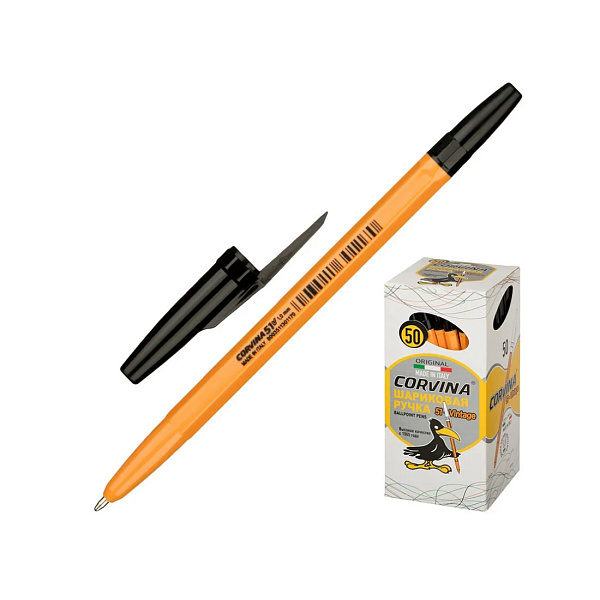 Ручка шариковая 1 мм "51 Vintage" "Corvina". 40163/01G цвет чернил: черный