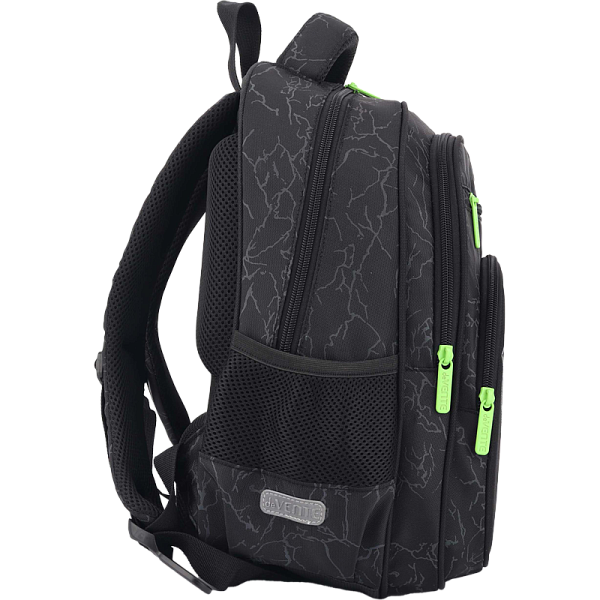 Рюкзак "deVENTE. Grade. T-Rex" школьный жесткий 37x28x16 см (16 л) вес 700 г, плотный износостойкий полиэстер с водоотталкивающей пропиткой, 2 просторных отделения на молнии (одно отделение с разделителями для учебников, другое отделение с органайзер