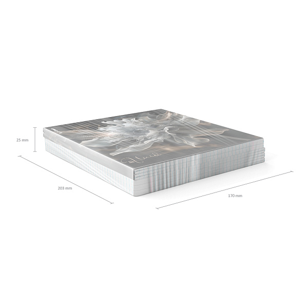 Тетрадь 48 л. кл. "Fluid", ламинация soft-touch+выборочный УФ-л ErichKrause 