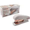 Степлер на 20 л. №24/6 26/6 "deVENTE. Esthetics" (глубина скрепления 55 мм) лавандово-пепельный, пластиковый, c покрытием Velvet Touch, металлические детали цвета розового золота в картонной коробке