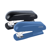 Степлер "deVENTE. Soft Touch" 24/6&26/6 (мощность 20 листов) пластиковый с бархатистым прорезиненным покрытием, в картонной коробке, ассорти 2 цвета (темно-синий и черный)