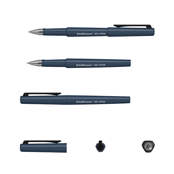 Ручка шариковая ErichKrause Severe Ultra Glide Technology, СИНЯЯ (в коробке )