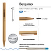 Ручка "BERGAMO" В SOFT TOUCH футляре 0,7 ММ, СИНЯЯ (корпус золото, футляр черный)