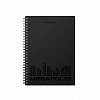 Тетрадь А5 80 л. кл. с пластиковой обложкой на спирали ErichKrause® MEGAPOLIS®, черный