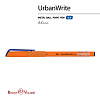 Ручка шариковая 0,7 мм "UrbanWrite.Summer" С ЧЕРНИЛАМИ НА МАСЛЯНОЙ ОСНОВЕ СИНЯЯ