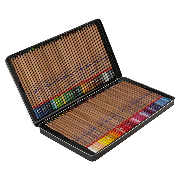 Набор профессиональных цветных карандашей "Мастер-Класс", 72 цвета, в жестяном пенале