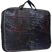 Папка менеджера А3 (45х35х7 см) "deVENTE. Формулы" широкая, текстиль с расширением 7см