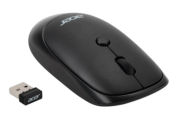 Мышь Acer OMR137 черный оптич. 1600dpi беспров. USB 3but 