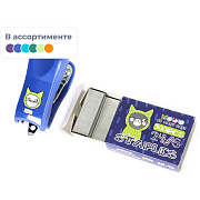 Степлер на 25 л. 24/6 M&G So Many Cats, скобы в наб, в ассорт, в блистере