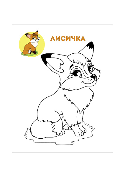 Раскраска А5 РАСКРАСЬ МЕНЯ! ЛЕСНЫЕ ЗВЕРУШКИ