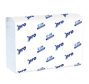 Полотенца бумажные  "Protissue" 2сл., белые, Z-сложение, 150 л