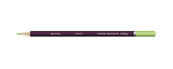 Карандаш цветной художественный "VISTA-ARTISTA" "Gallery"  заточенный 602 Салатовый (Lime green)