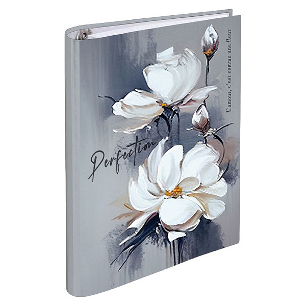 Тетрадь на кольцах 120 л. кл. А5 "deVENTE. Perfection" (170x215 мм) со сменным блоком, блок офсет 60 г/м², обложка 7БЦ, цветная печать, матовая ламинация, термоусадочная пленка