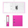 Папка-регистратор 70 мм ErichKrause, Neon, А4, розовый