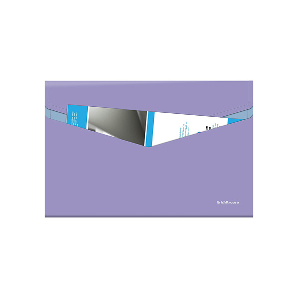 Папка-конверт на кн. А4 ErichKrause Soft Manga, с дополнительным карманом, непрозрачный, ассорти (в пакете по 12 шт.)