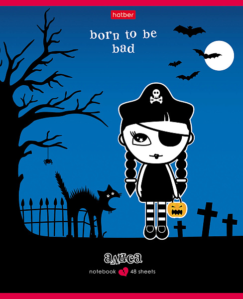 Тетрадь 48 л. кл. "Алиса" скругл.углы