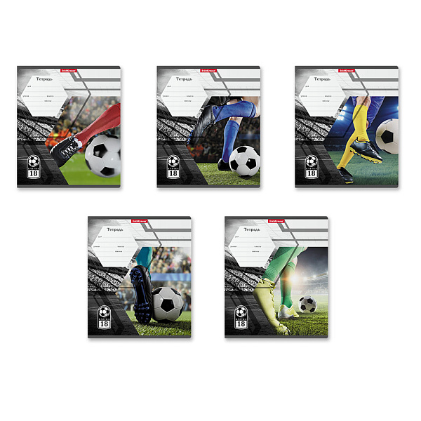 Тетрадь 18 листов в клетку "Dribbling" ErichKrause®