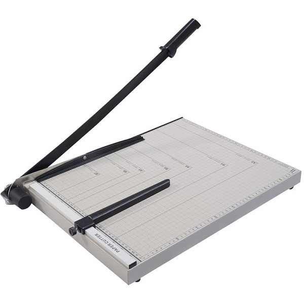 Резак для бумаги сабельный А3 "deVENTE" (12 листов) 48x38x6 см, с металлическим основанием, длина реза 65 см, серый