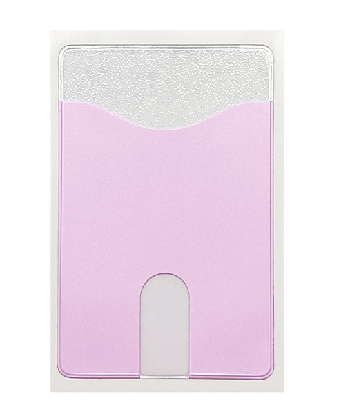 Карман на чехол телефона,самоклеящийся,65х98, лавандовый, в упак.2шт,индивид.маркировка