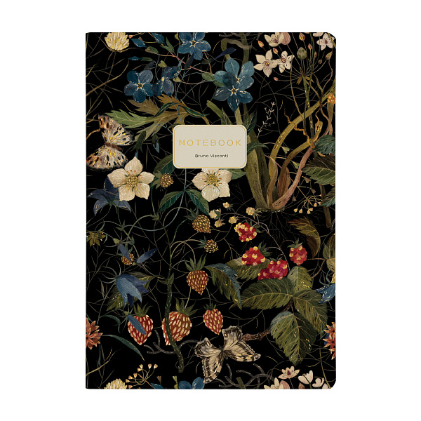 Тетрадь BV А6 32 л. лин. "FLORA.Лесные ягоды" Bruno Visconti 