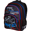 Рюкзак школьный "Attomex. Basic. Speed Zone" 38x27x17 см (14 л) вес 450 г, 1 отд.на молнии,
