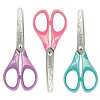 Ножницы 130 мм Maped ESSENTIALS SOFT PASTEL с прорезиненными ручками и закругленными лезвиями, пастельные цвета, симметричные, в блистере